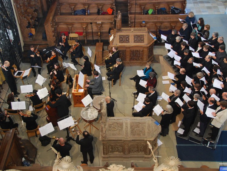 Musikalische Aufführung in der Klosterkirche. Foto: A. Rutz