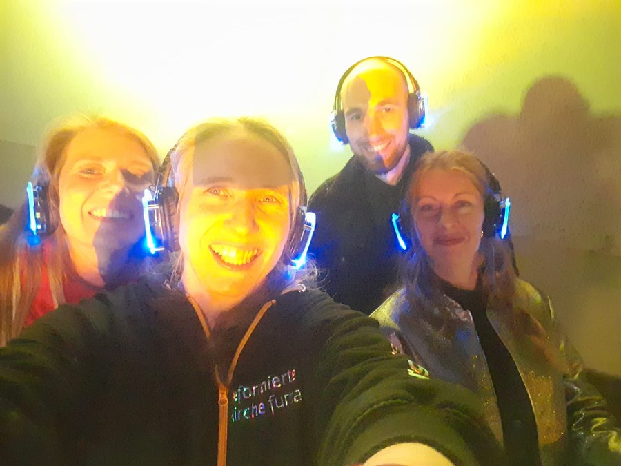 Im Furttal wurden im Stillen die Hüften geschwungen, bei einer «Silent Disko». Fotos (wo nichts anderes vermerkt): zVg