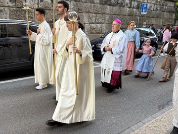 Fátima-Prozession durch Zürich