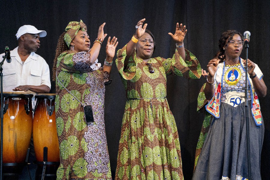 Der «Choral Africaine» in action. Foto: Dennis Baumann