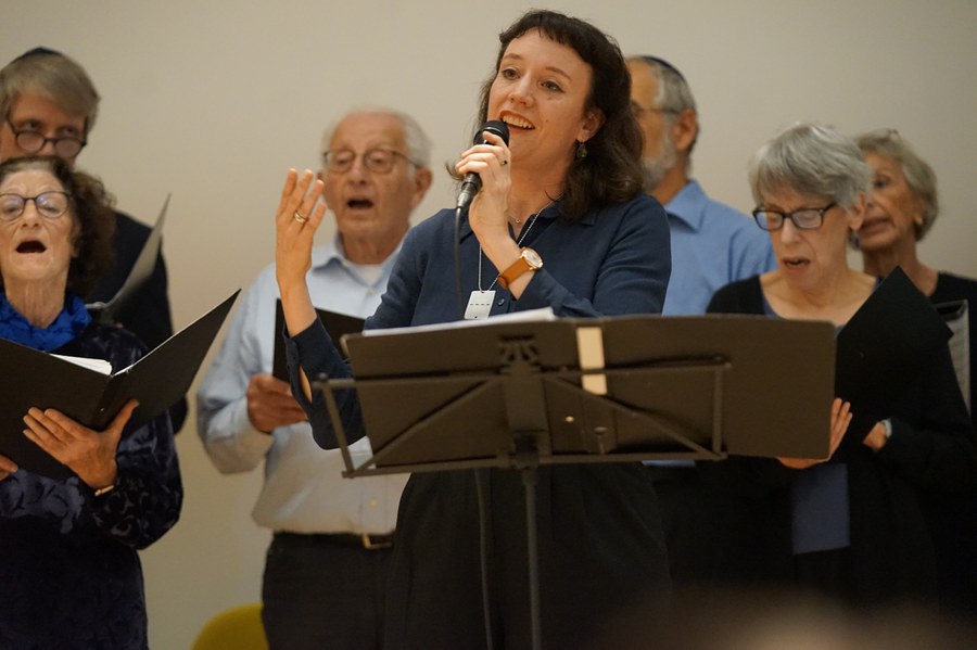Der Phil Ron Chor der jüdischen Gemende in Zürich unterhielt das Publikum am IRT-Anlass mit musikalischen Einlagen.
