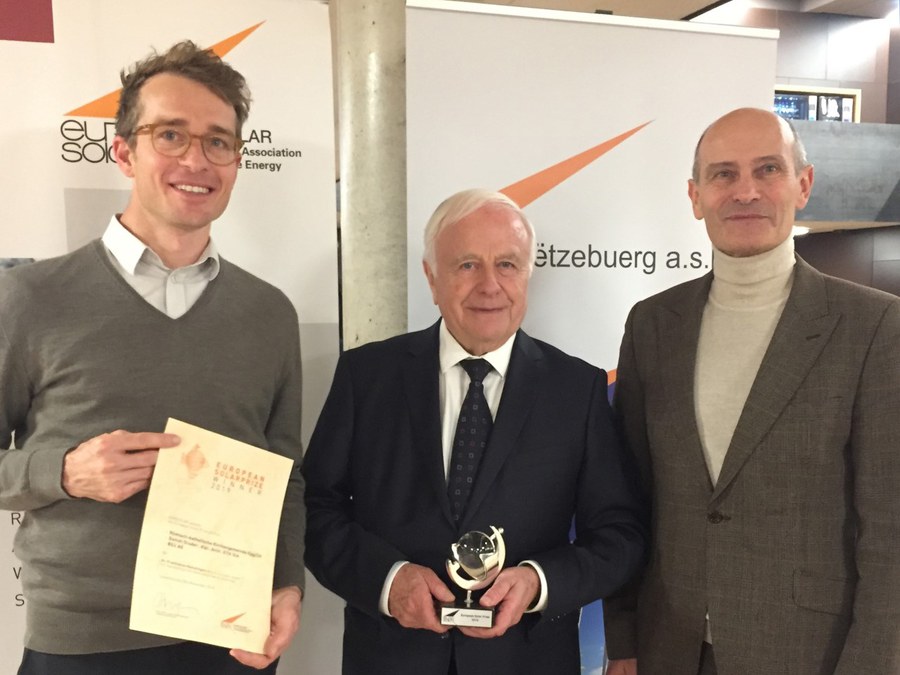 Ebmatingen ist Preisträger europäischer Solarpreis 2019