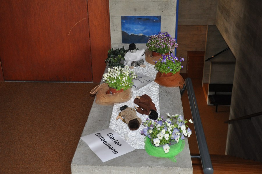 Ort des Abschied: Garten Gethsemani