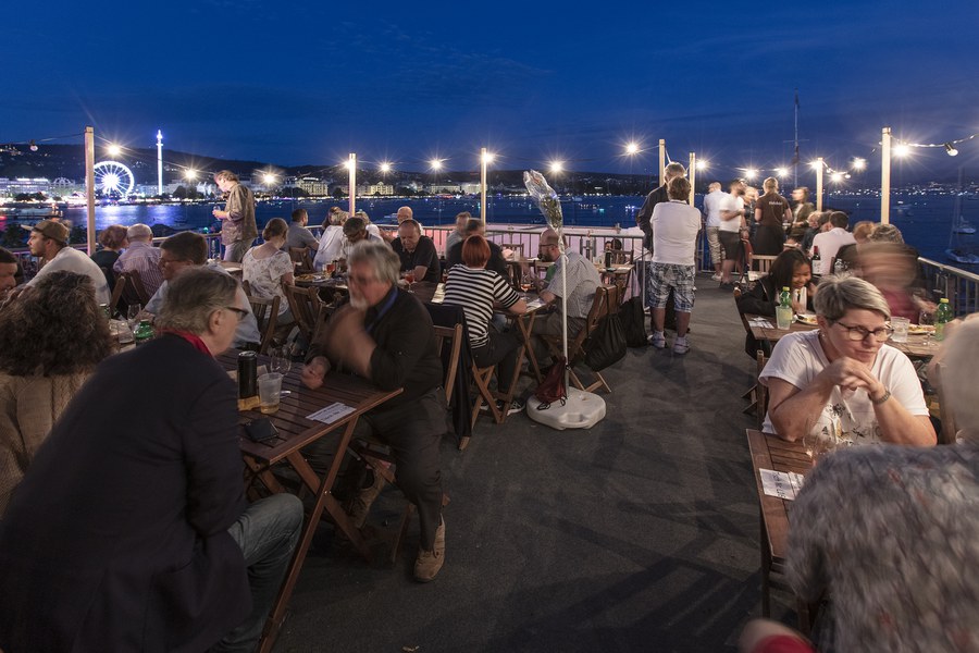 Stimmungsvoll auf der Lounge