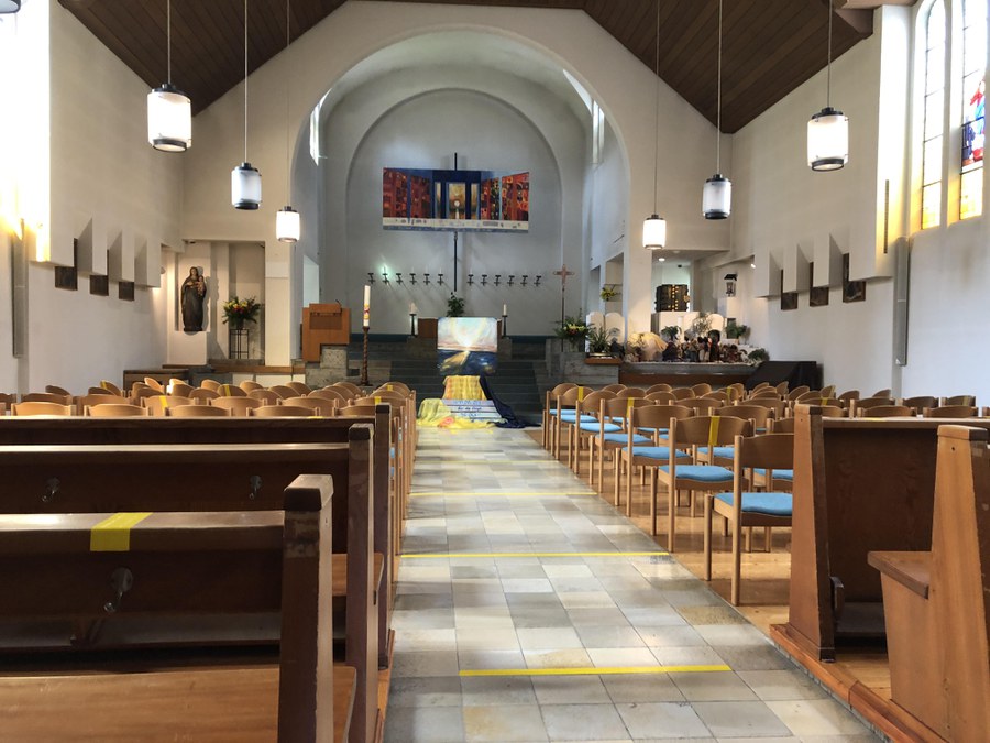 Auch St. Marien Winterthur ist parat für die Pfingstgottesdienste