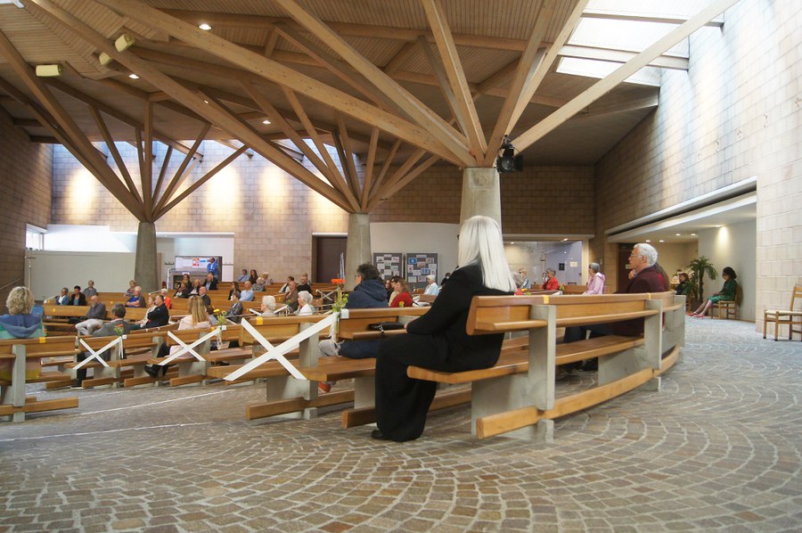 Rund 80 Gläubige besuchten den Pfingstgottesdienst in der Pfarrei Christkönig Kloten