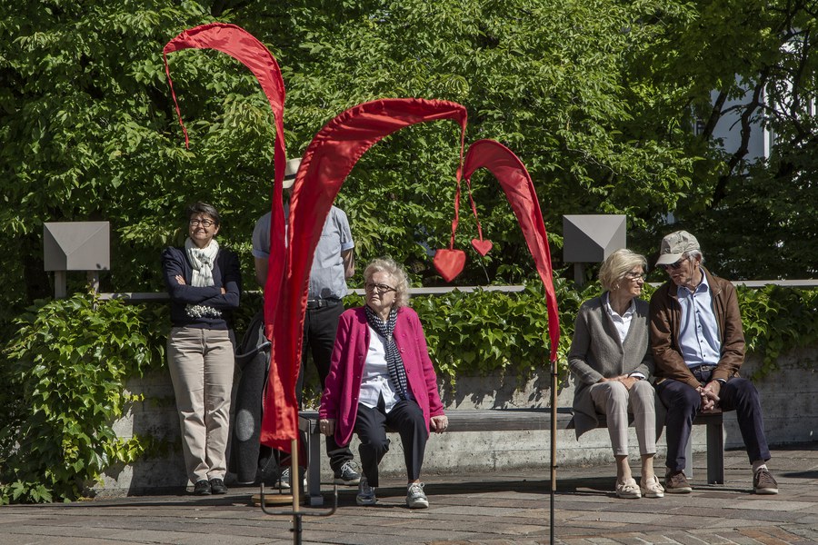 Andacht mit Abstandsregeln in Illnau-Effretikon