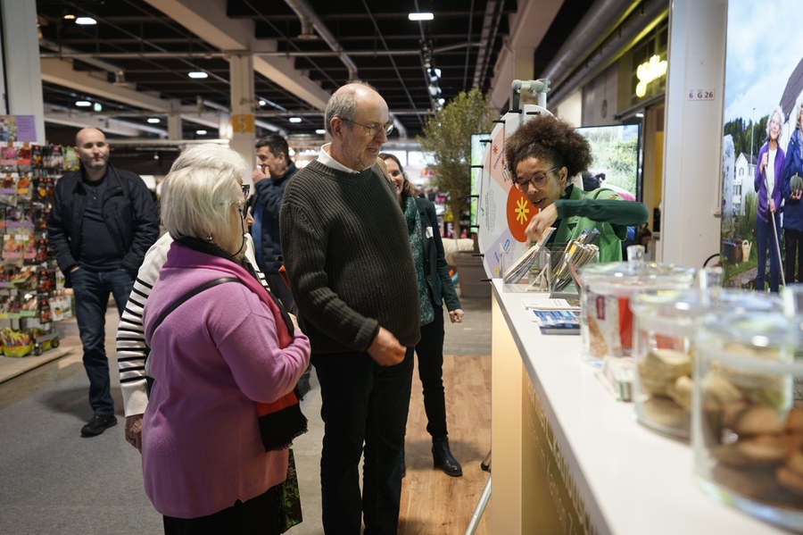 Die Besuchenden waren sehr erfreut über die Präsenz der Kirchen an der Giardina.