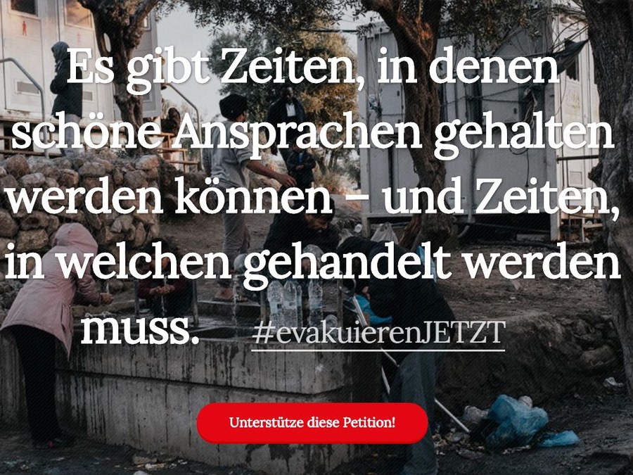 Petition #evakuierenJETZT