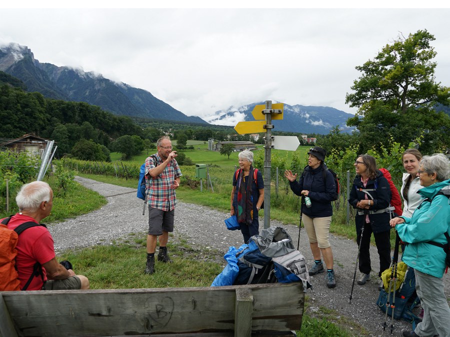 Rasten auf der letzten Etappe