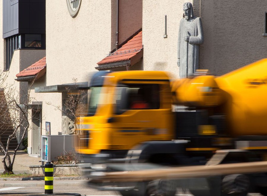 Christliche Tradition zeigt sich mitten in der Stadt.