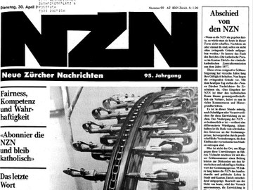 Neue Zürcher Nachrichten NZN digital verfügbar