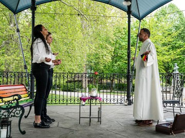 Segensfeier im Rampenlicht