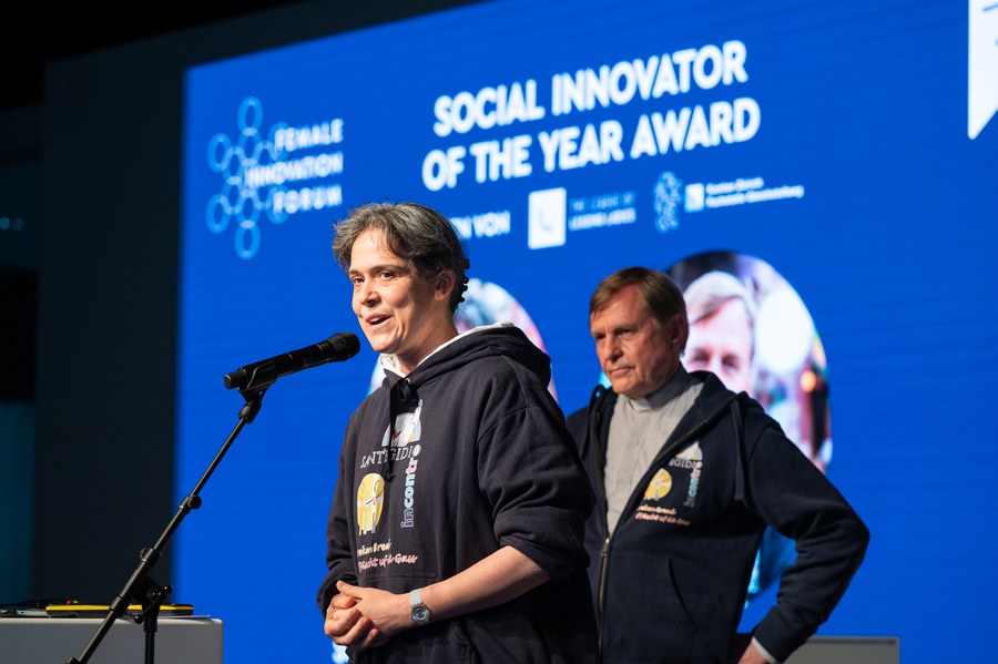Dank von Sr. Ariane. Foto: Female Innovation Forum/Tomek Gola