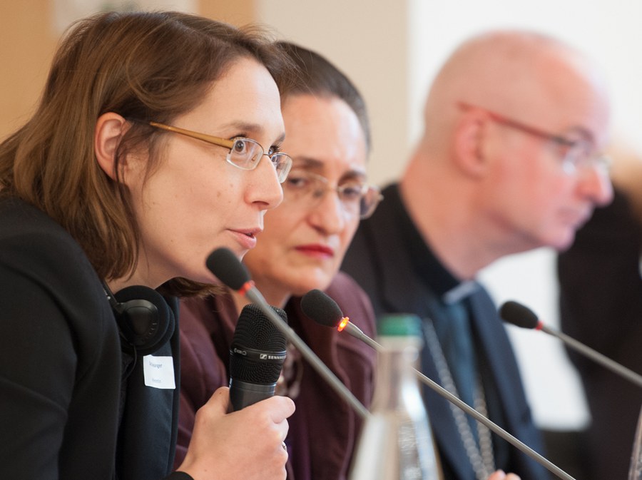 Doris Reisinger-Wagner an der Jahrestagung der bischöflichen Fachgremien sexueller Missbrauch im kirchlichen Umfeld in Zürich.  FOTO Ueli Abt / kath.ch