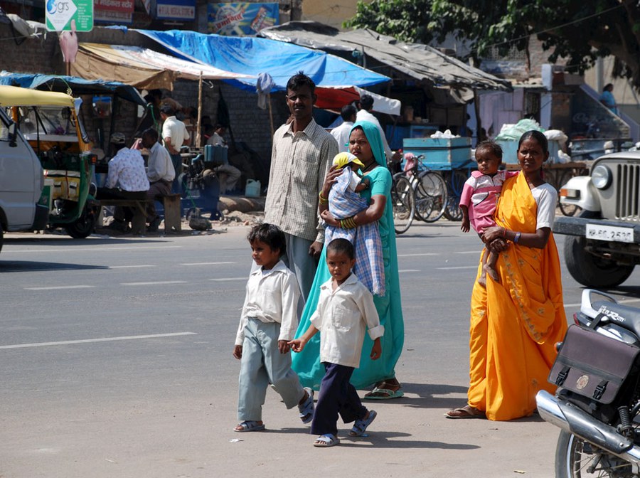 Sonntäglicher Familienausflug in Chandigarh. Foto: Daniel Spillmann