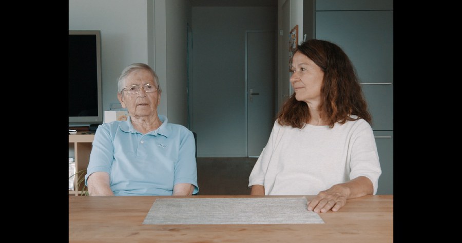 Mutter und Monika Gisler. Foto: unservater