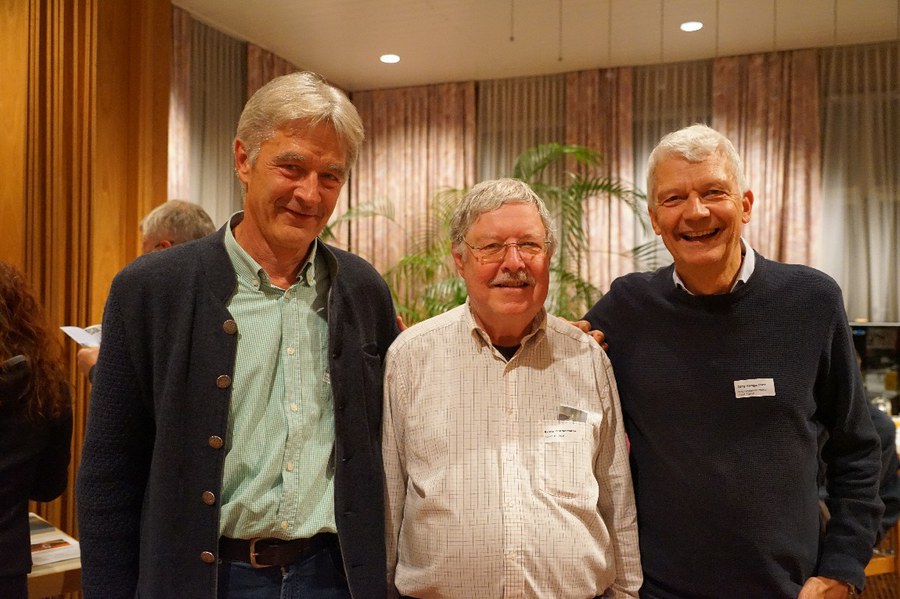Daniel Otth, Synodalrat, mit Bruno Zimmermann und Jürg Hangartner (KG Zürich-Heilig Geist), v.l.n.r.