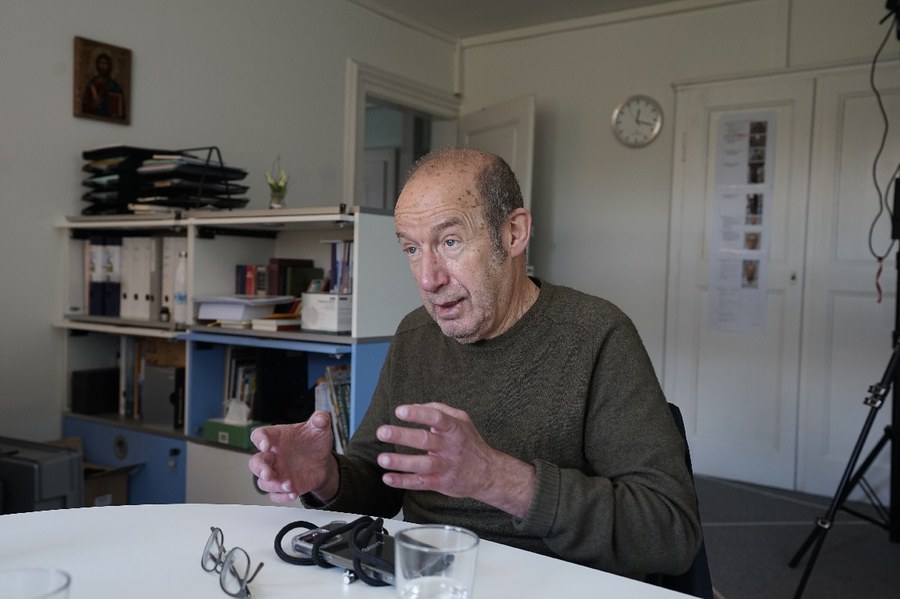 Miklós Gimes im Interview (5). Foto: Sibylle Ratz