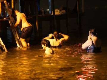 Geschenk der Heilung im eisigen Wasser