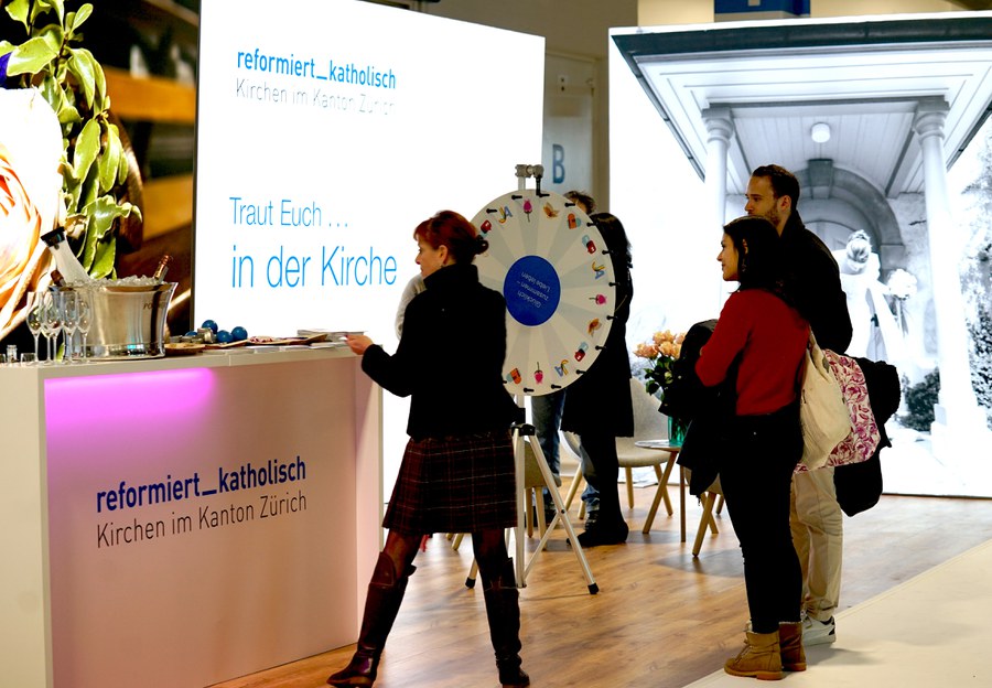 Unser Glücksrad war auch in diesem Jahr wieder ein Publikumsmagnet.