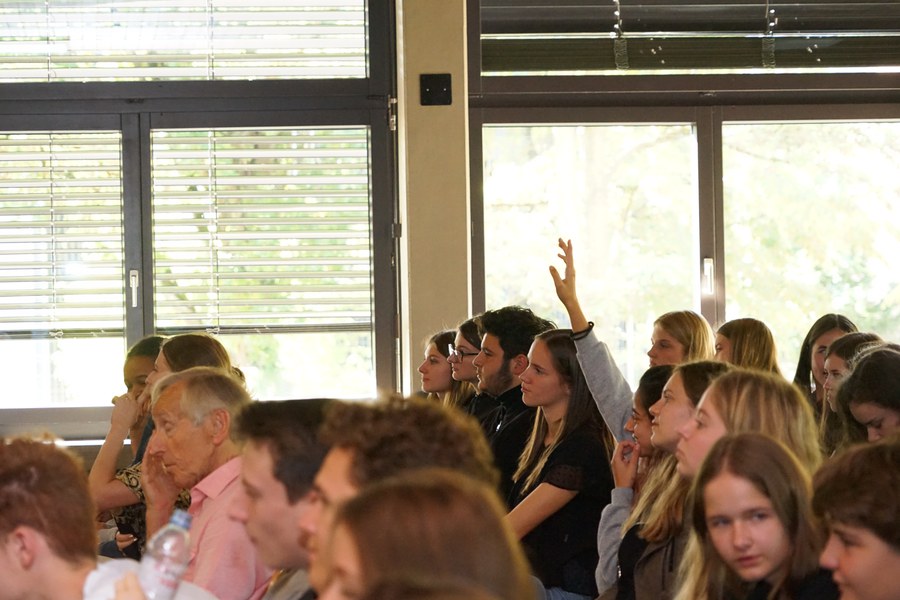 Viel Beteiligung aus dem Publikum.