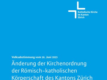 Abstimmungsbroschüre zur neuen Kirchenordnung