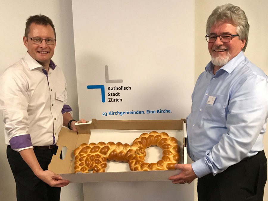 Andreas Meile (r.) und Jürg Tribelhorn