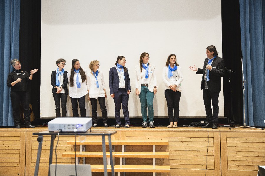 Das Team der Behindertenseelsorge stellt sich vor. Foto: Linda Pollari
