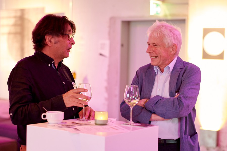 Filmemacher Edwin Beeler (Hexenkinder) und Willi Egloff