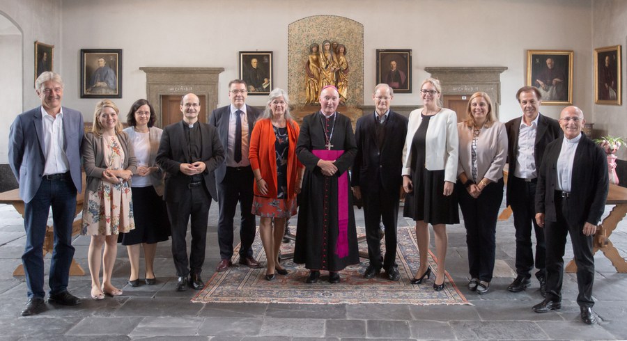 Zürcher Delegation beim Apostolischen Administrator Peter Bürcher