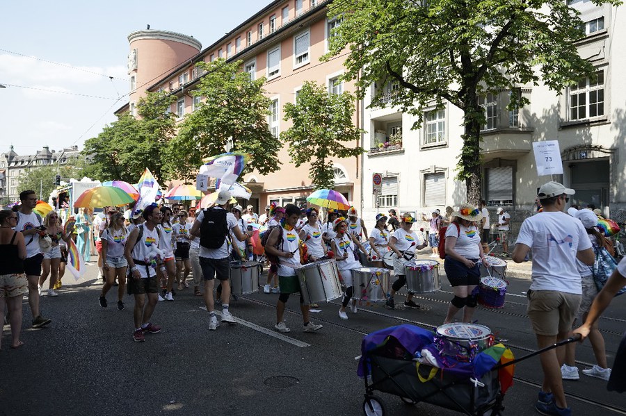 Demonstration zur Züri-Pride. Foto: Magdalena Thiele