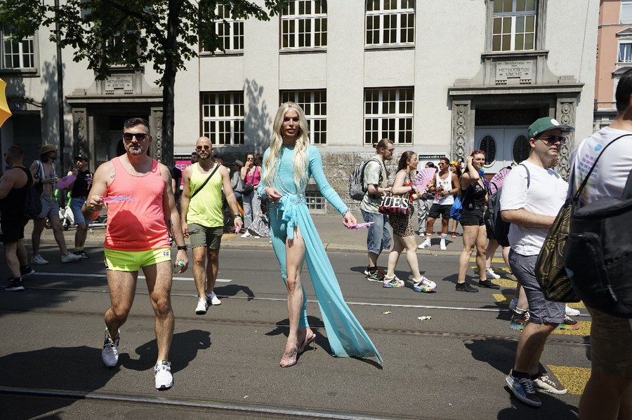 Demonstration zur Züri-Pride. Foto: Magdalena Thiele
