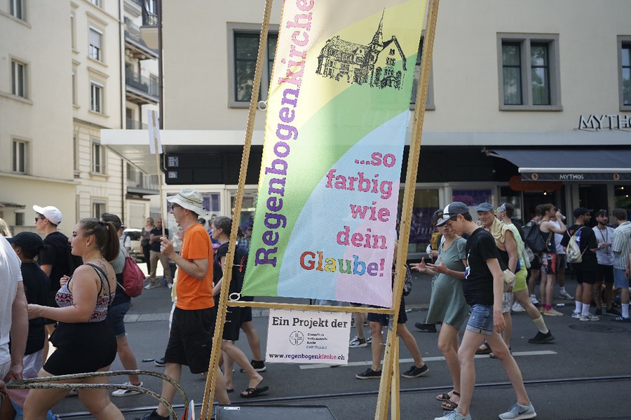 Demonstration zur Züri-Pride. Foto: Magdalena Thiele