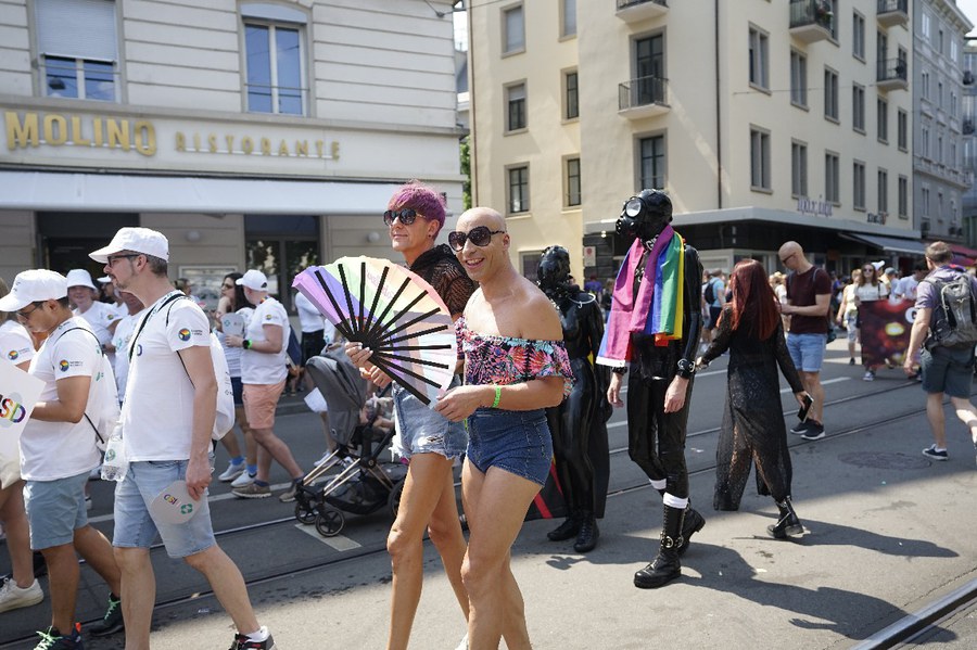 Demonstration zur Züri-Pride. Foto: Magdalena Thiele