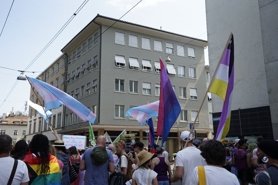 Demonstration zur Züri-Pride. Foto: Magdalena Thiele