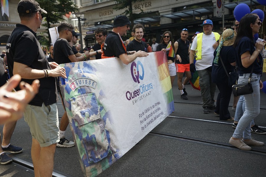 Demonstration zur Züri-Pride. Foto: Magdalena Thiele