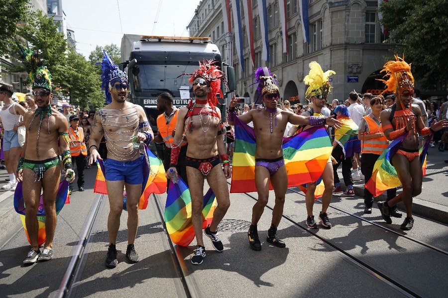 Demonstration zur Züri-Pride. Foto: Magdalena Thiele
