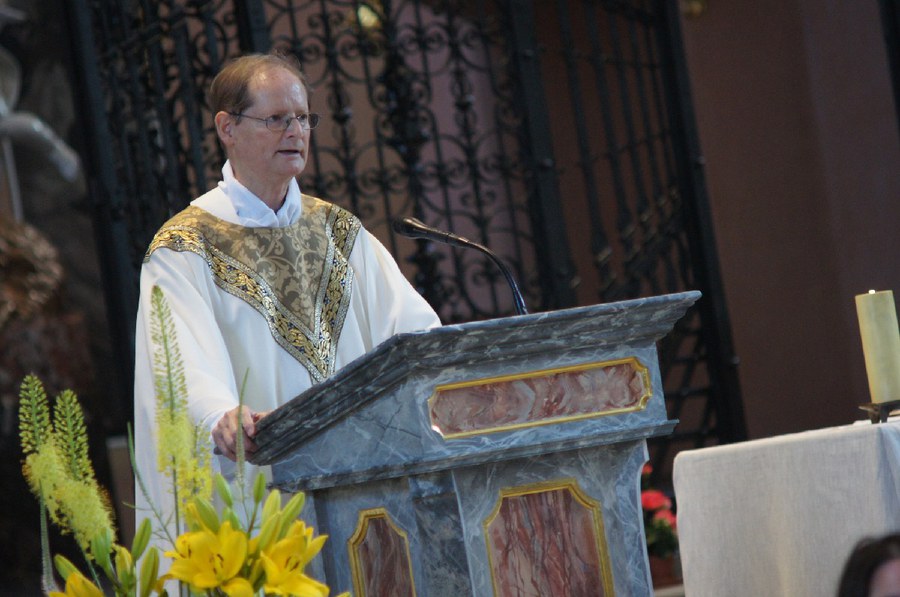 Josef Annen bei einer Wallfahrt nach Einsiedeln. Foto: zvg