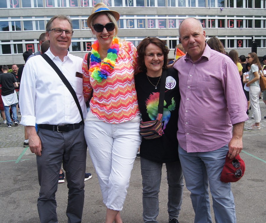 Michel Müller, Franziska Driessen-Reding, Iris Ritzmann und David Feder