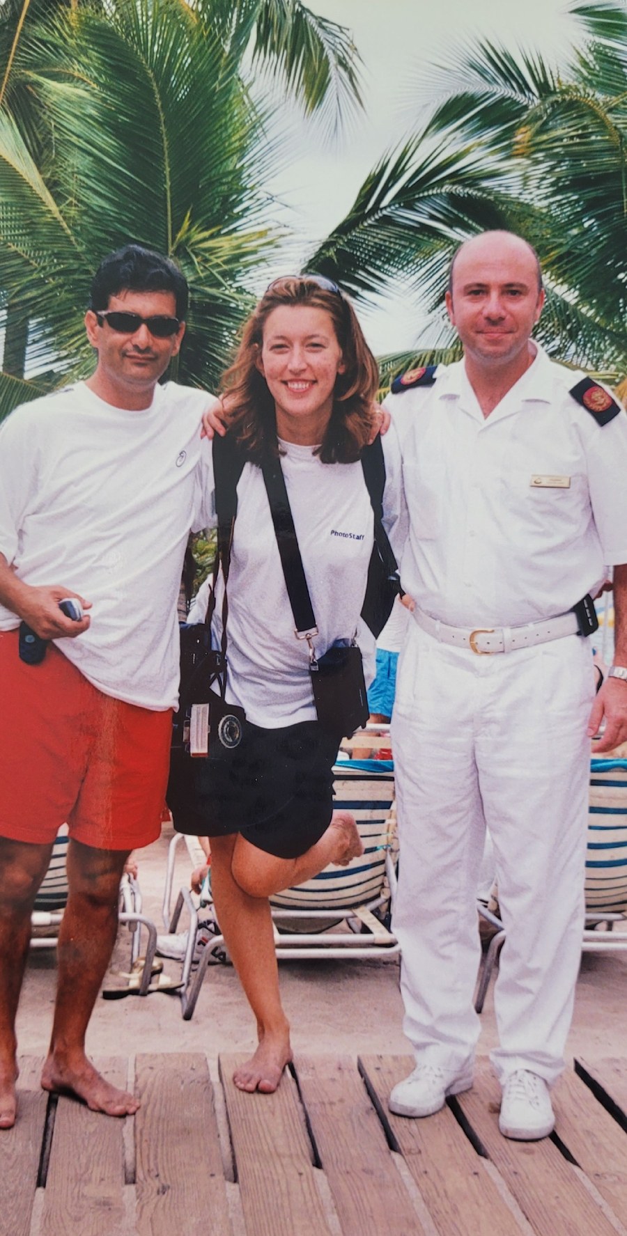 Auch Landgänge betreute der Bordseelsorger. Bild: privat