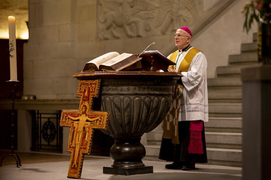 Bischof Bonnemain: «Der Mensch ist der Weg der Kirche». Foto: Christian Merz _RM_8933.jpg