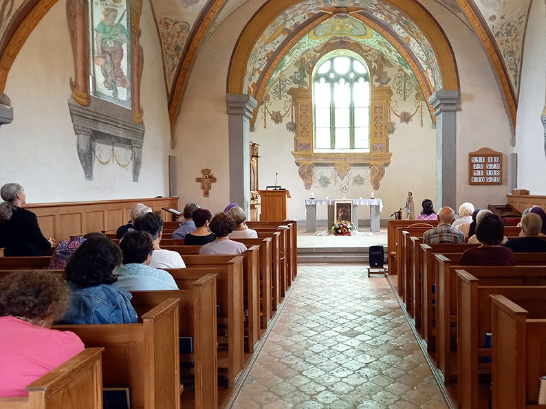 Euraristische Anbetung in der St. Magdalenakirche auf der Klosterinsel anlässlich des Gebetstages. Foto: zVg