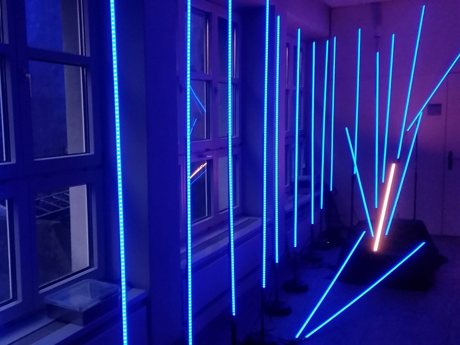 Adventsinstallation im aki. Foto: Arnold Landtwing