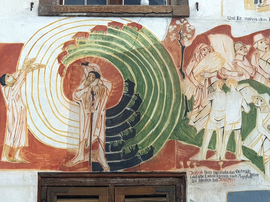Josef deutet dem Pharao einen Traum. Foto: Josef Kohler