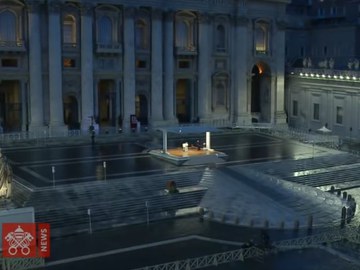 Ein Papstgebet für die Geschichtsbücher