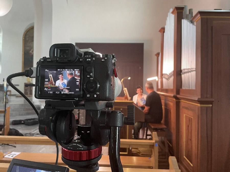 Behind the Scenes vom Dreh des TeleZüri TV-Gottesdienstes aus Richterswil