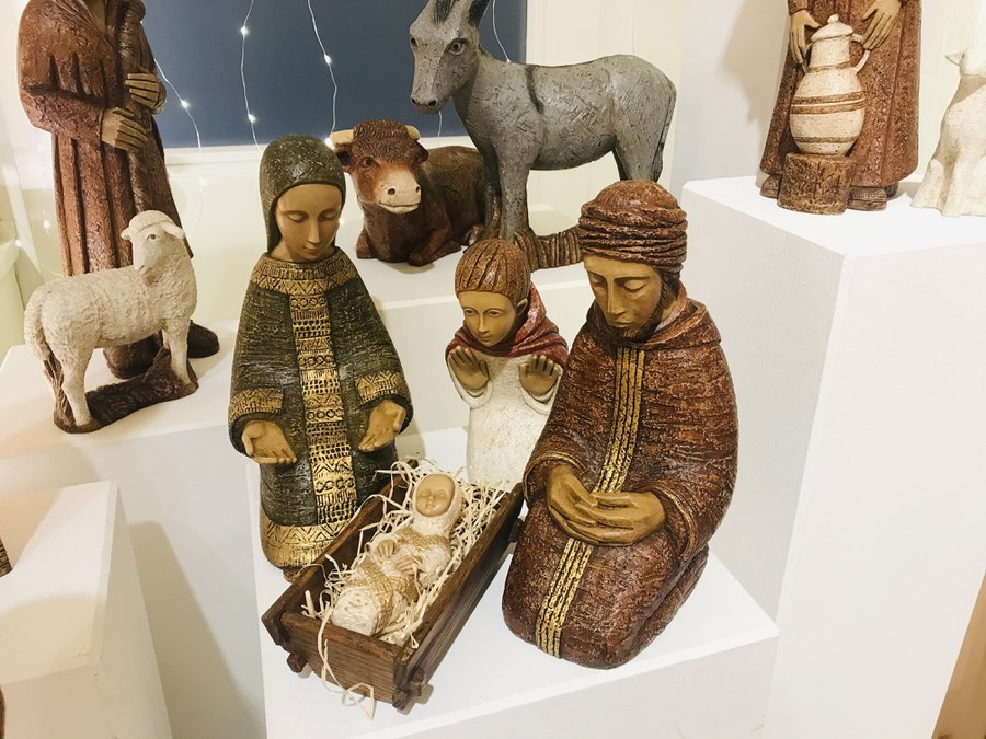 Krippenfiguren der monastischen Schwester von Bethlehem. Fotos: Ewelina Bajor