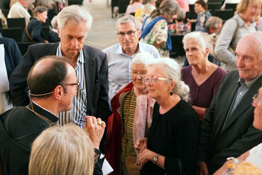 Gespräche im Anschluss an das Podium