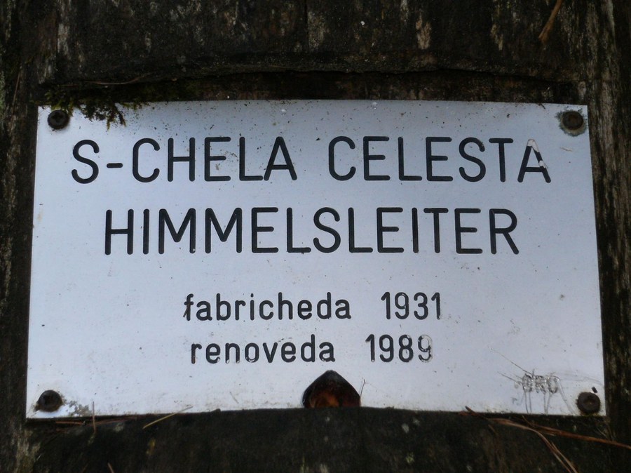 Himmelsleiter bei Zuoz im Engadin. Foto: Arnold Landtwing
